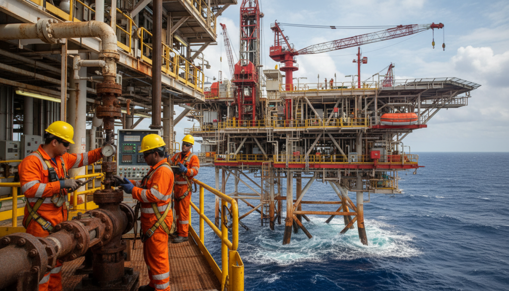 découvrez les clés et les compétences nécessaires pour travailler sur une plateforme pétrolière, un environnement exigeant alliant sécurité, expertise technique et endurance.