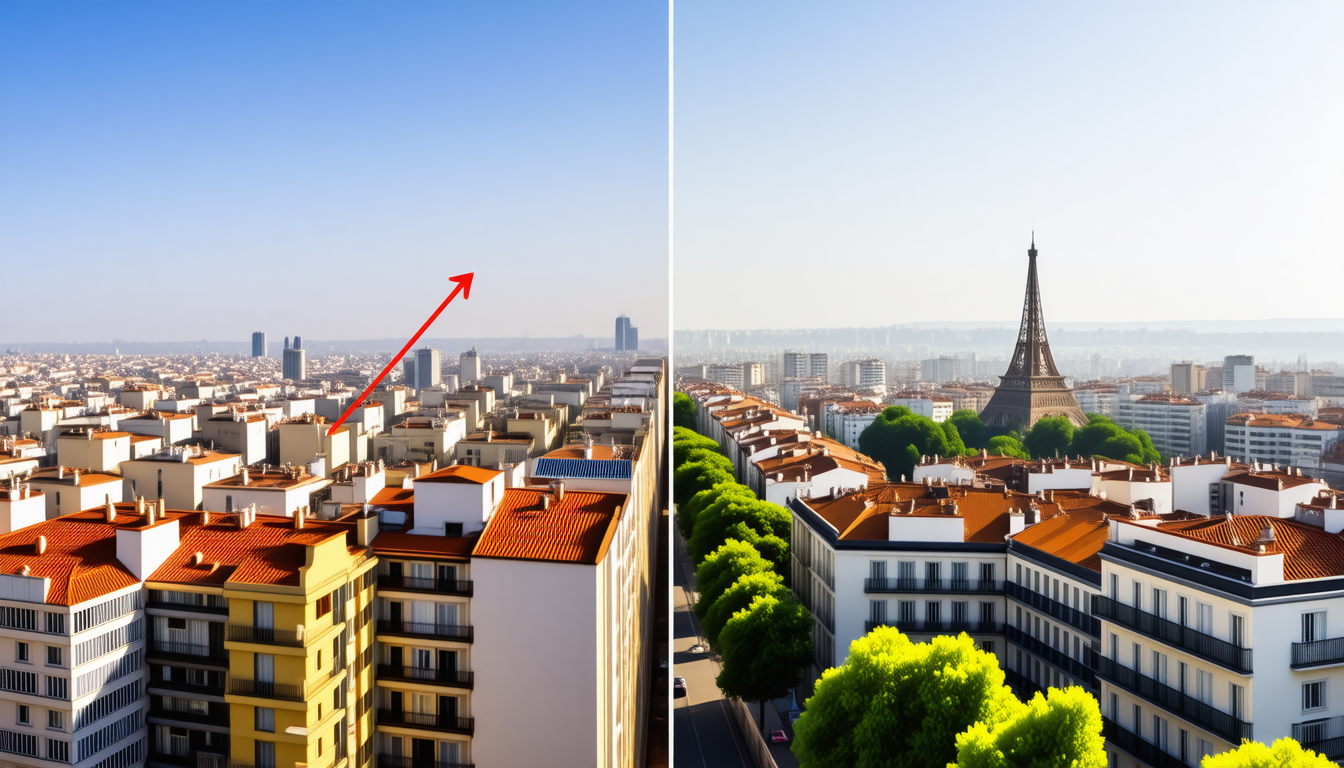 analyse de la hausse spectaculaire des prix de l'immobilier en espagne sur une décennie, avec une augmentation trois fois plus importante qu'en france.