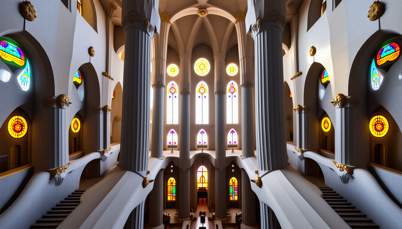 découvrez avec tf1 une immersion unique au cœur de la sagrada família à barcelone, une expérience inoubliable au sommet de la beauté architecturale emblématique de gaudí.