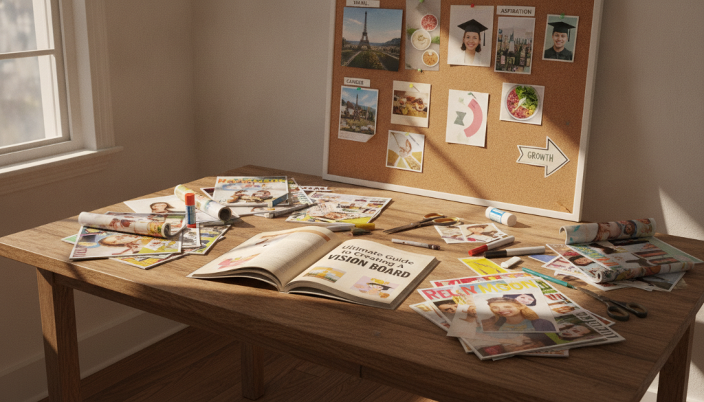 découvrez comment créer un vision board réussi grâce à notre guide ultime, astuces et conseils pour visualiser et atteindre vos objectifs facilement.