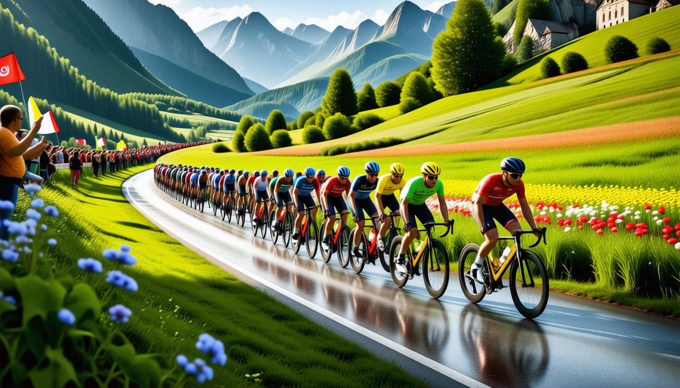 découvrez comment le tour de france offre quatre heures d'antenne pour mettre en valeur et sublimer les paysages magnifiques tout au long du parcours.